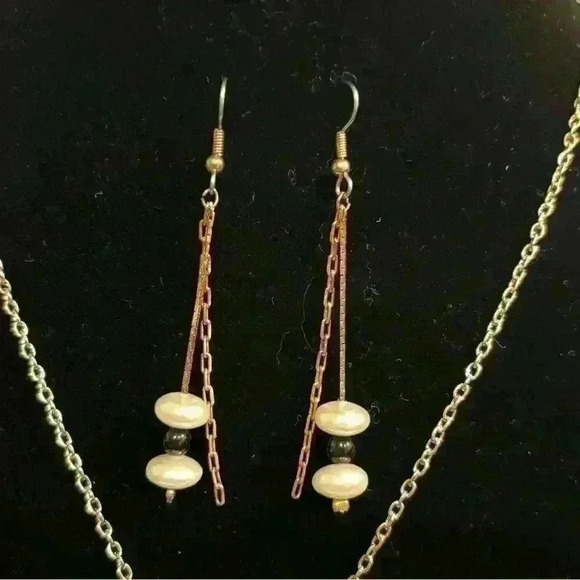 Owl necklace with earrings - Picture 5 of 7